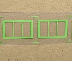 WINDOW SET: 785 COAL LOADER, Green