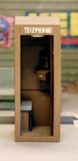 TELEPHONE BOOTHS, 1930s-1940s, kit  (pair); MTS-324