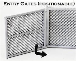 CHAIN-LINK FENCING GATES (2) kit; MTS359