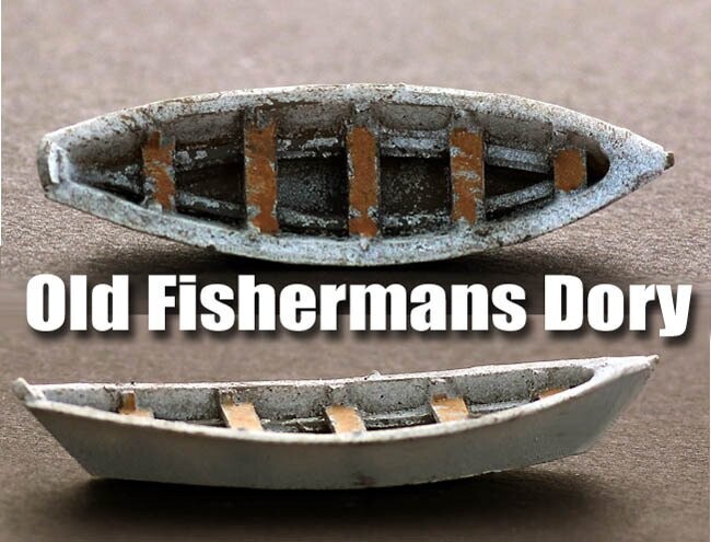 FISHERMAN'S DORY (1)  , Painted; MTS-SD404P
