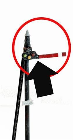 SEMAPHORE ARMS only (2-pack); MTS-SD376; unpainted