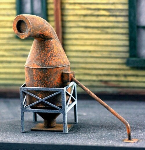 ROOFTOP DUST COLLECTOR, unpainted; MTS-SD301