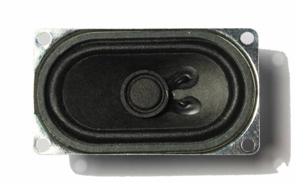 DALLEE #664 OVAL SPEAKER; 1.6" x 2.8", 8-ohm; 2-watt