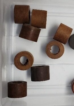 BUSHING, PA30A020; fiber sleeve for powered PM trucks (e.g. Casey Jones tenders & lighted cabooses); (each)