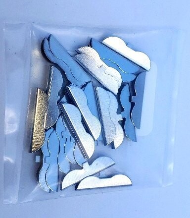 TRACK PINS, #26340; for PIKEMASTER track; NEW (repro; plated; (pkg/25)
