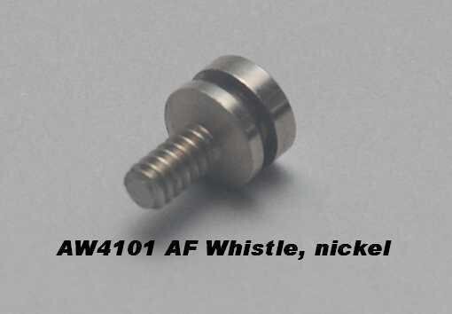 WHISTLE, O and Wide gauge steam; nickel