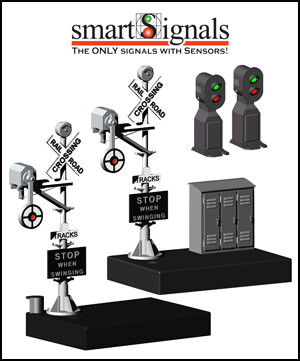 Z-STUFF 1030 WIG-WAG SIGNAL PAIR with 2 Block Detectors