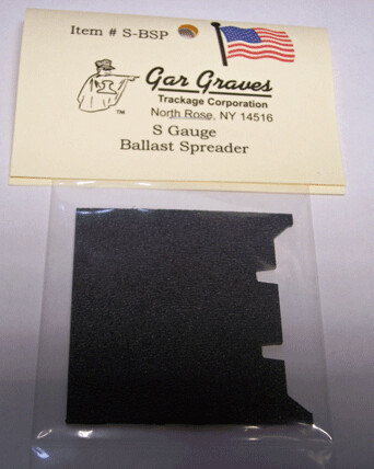 TRACK  BALLAST  SPREADER;  #S-BSP;  (each)