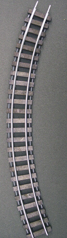 GARGRAVES 54" diameter curve track; wood ties; new; each