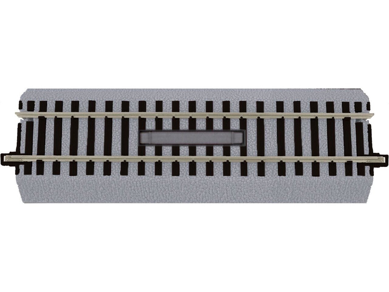 LIONEL / AM FLYER FASTRACK 49895 5" UNCOUPLER straight section on roadbed w/ control; new