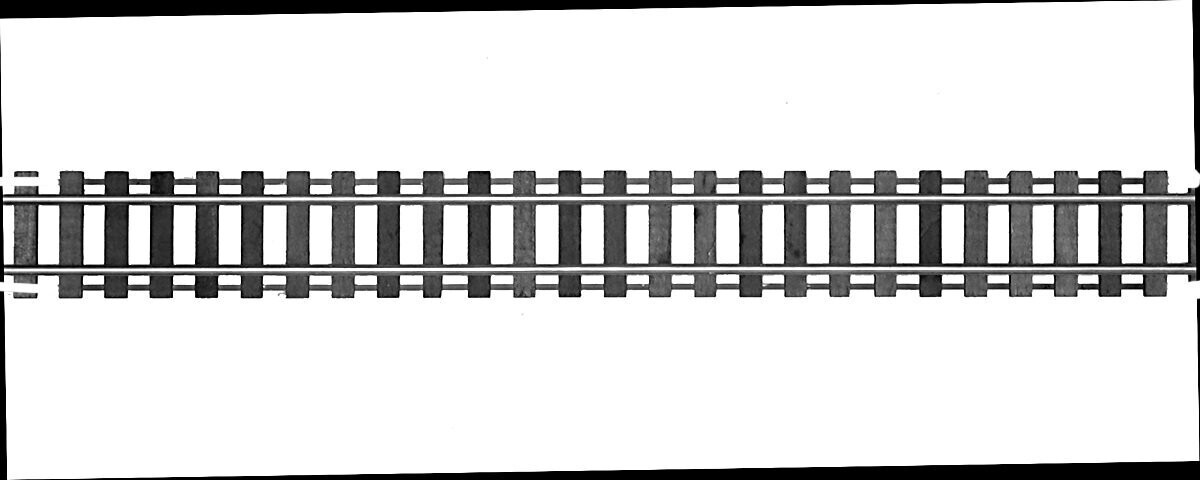 GARGRAVES 37" RIGID TRACK; wood ties;  tinplate rails; new; each