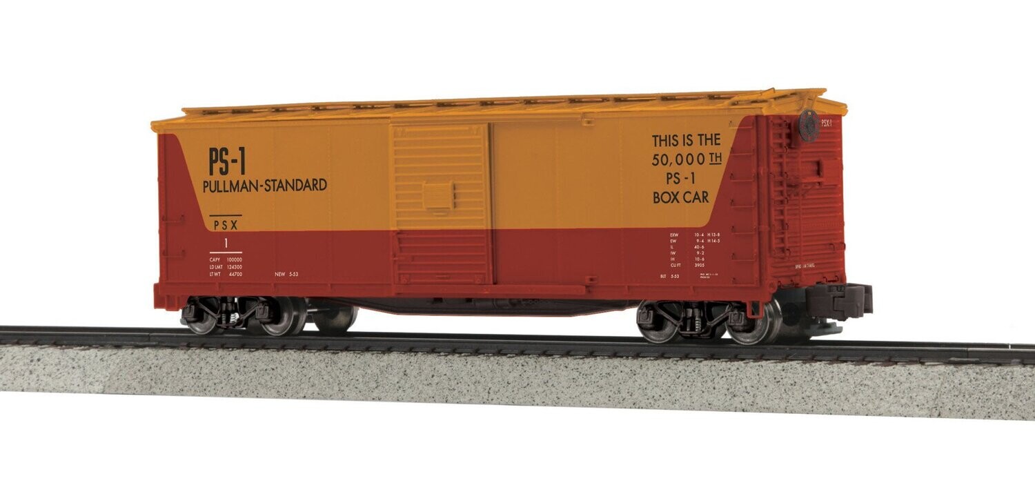 PULLMAN STANDARD Steel Rebuilt BOXCAR; 2019; NIB  (MTH Club Car); (have 2)