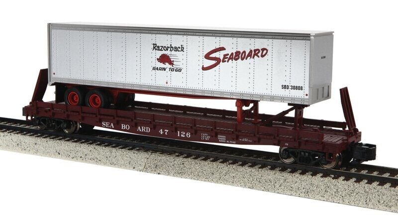 MTH SEABOARD TOFC, #47126; SCALE; 2016; MIB; (35-76033)