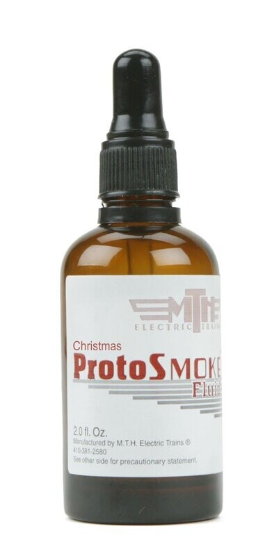 SMOKE-FLUID: 2 -oz. MTH Proto-Smoke fluid; Christmas scent
