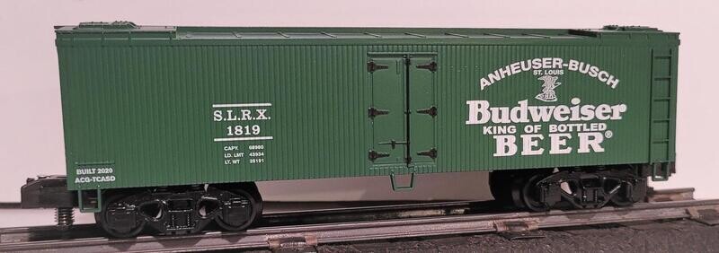 BUDWEISER WOOD-SIDED REEFER #1804; TCA, 2020; MIB