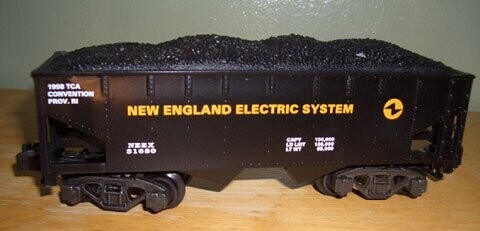 NE ELECTRIC COAL HOPPER #31680; TCA; 1998; (Lionel #48210); MIB