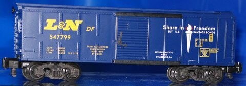L&N "SHARE IN FREEDOM" BOXCAR; TCA; 1999; (Lionel 48213); MIB