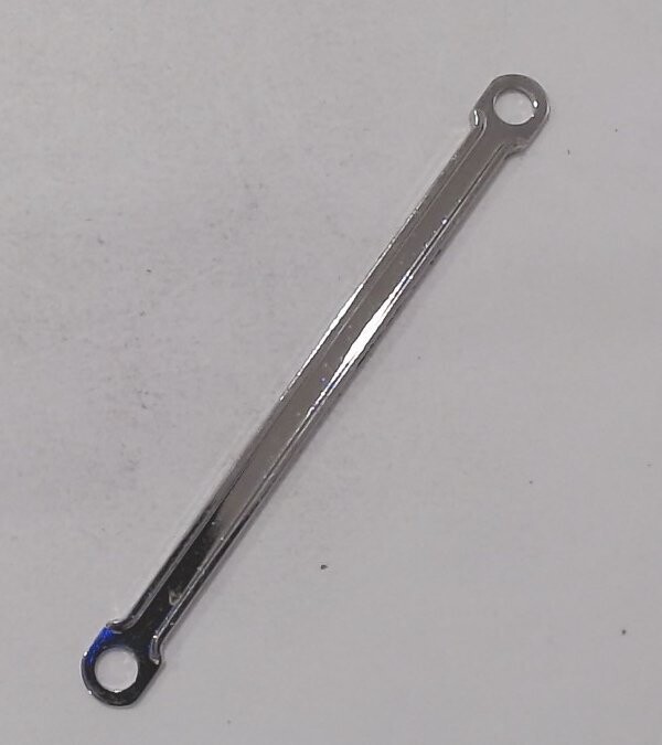 LINKAGE: SIDEROD for prewar 4694-style engine; 3-3/8" long; nickel