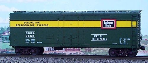 BURLINGTON EXPRESS REEFER #79222; Scale