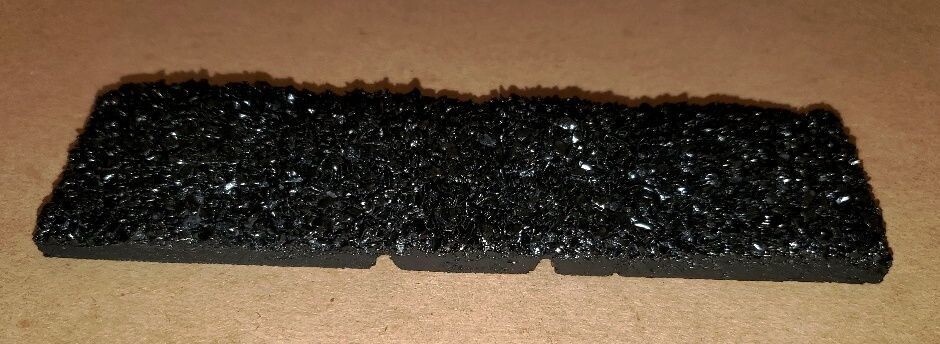 COAL LOAD (short) for AF short 2-bay hoppers; molded with real coal