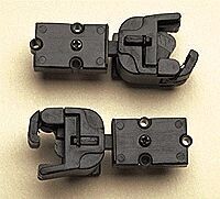SHS  #00295 HIGHRAIL COUPLERS, for SW-9 SWITCHER (pair)