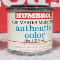 HUMBROL "AUTHENTIC COLOR" HG-9; (German Purple) ENAMEL; 1/2 oz can.  (1 only)