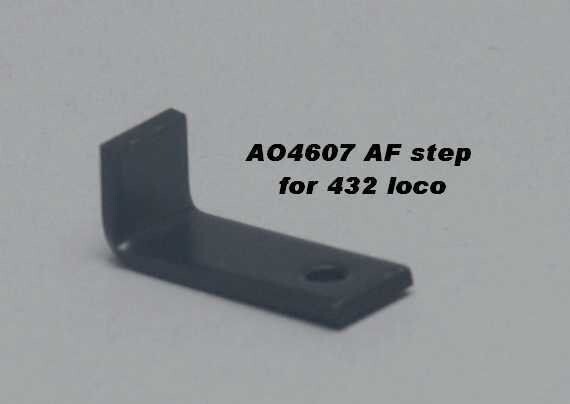 PILOT STEPS for 432-435 engine; black (each)
