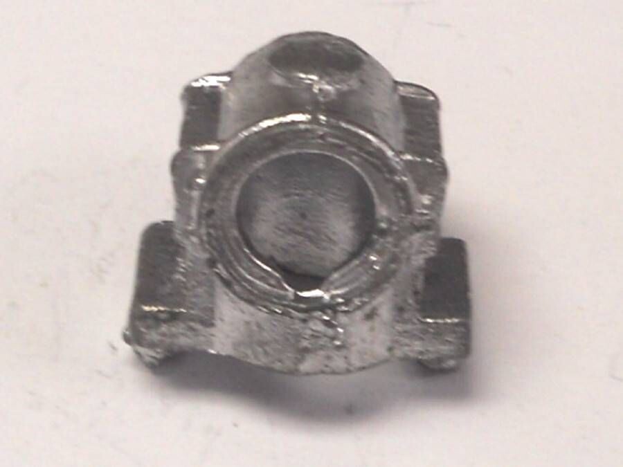 TENDER BACKUP LIGHT HOUSING, DIECAST, for O-gauge 0-6-0; unpainted;