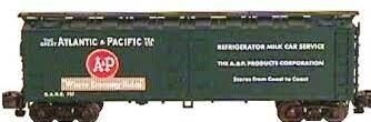 WOOD-SIDED REEFER; A&P; Car #742 Crown Models #8004; NIB; Highrail; (have 1)