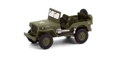 1942 WILLYS MB MILITARY ARMY JEEP ; New in original pkg; GREENLIGHT