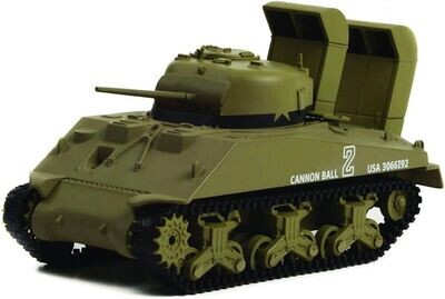 US ARMY 1944 M4 SHERMAN TANK with Wading Gear; Greenlight 1:64; New; Packaged.