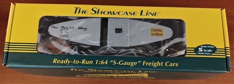 CENTRAL OF GEORGIA  #5502;  SHS #710 New in box; STEEL REBUILT BOXCAR