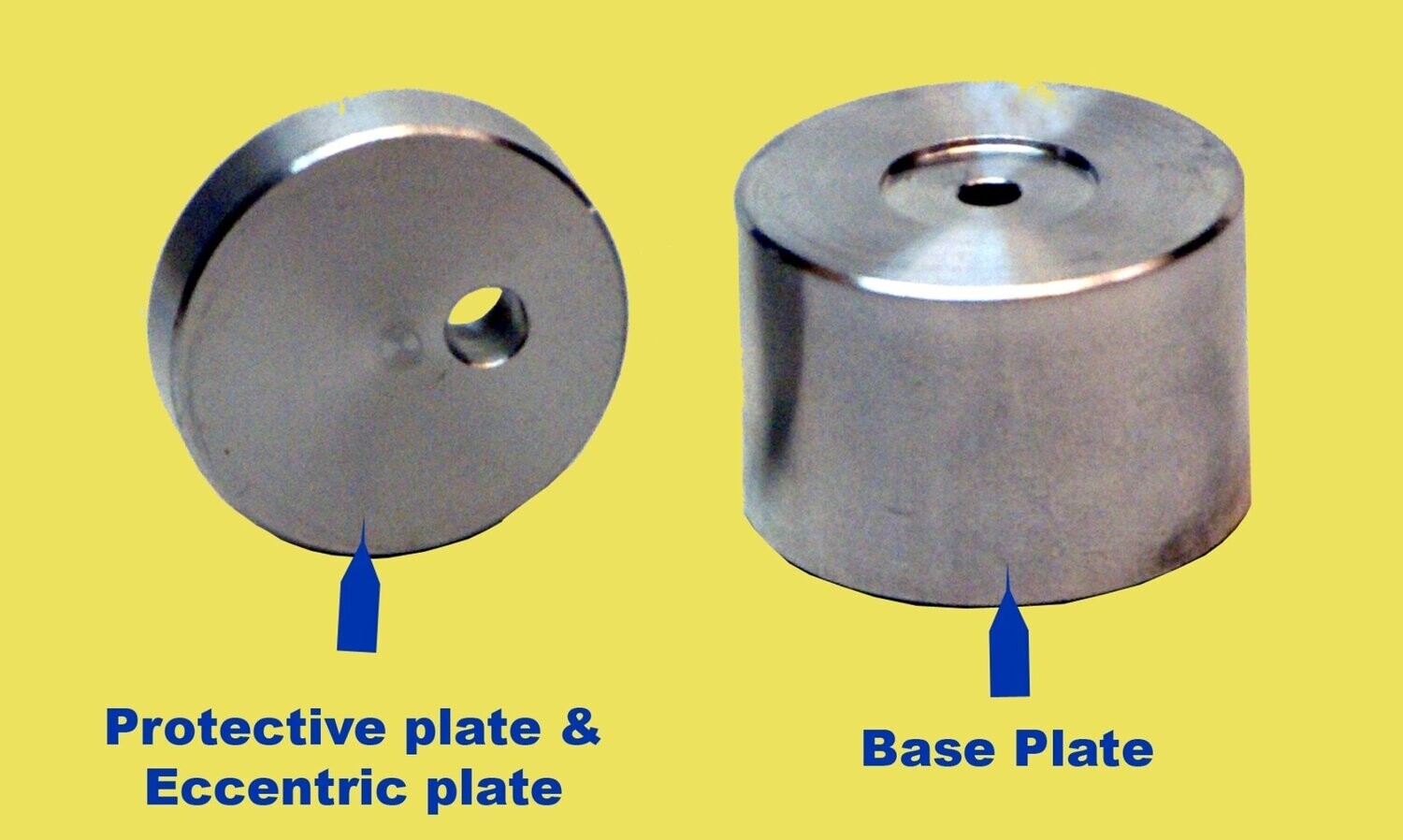 STEAM DRIVE-WHEEL COMPRESSION TOOL; Assembles the three parts of a steam driver (hub, whitewall insulator, and tread) correctly.