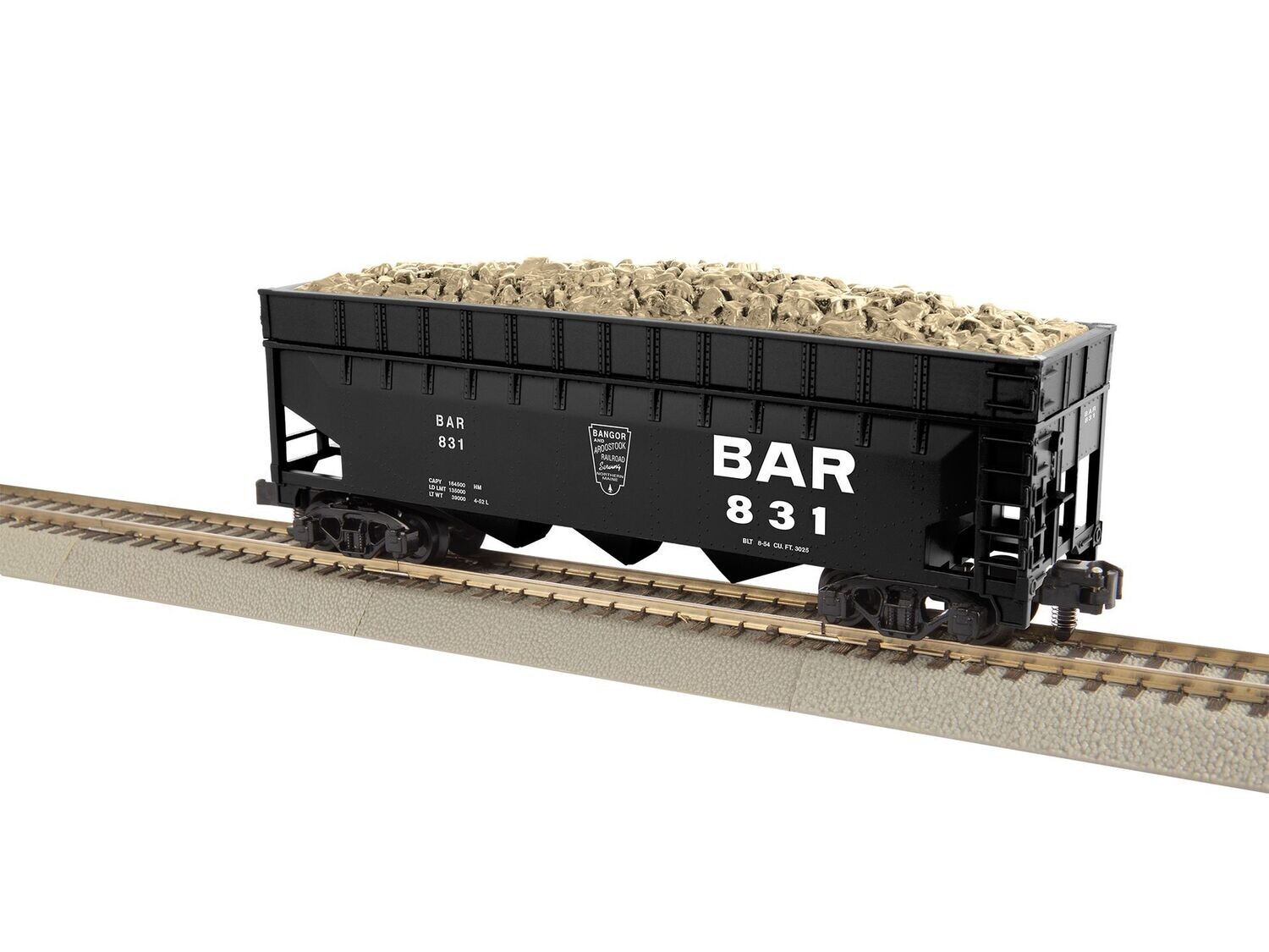 BAR WOOD CHIP HOPPER #831; Lionel #2219251; New; boxed