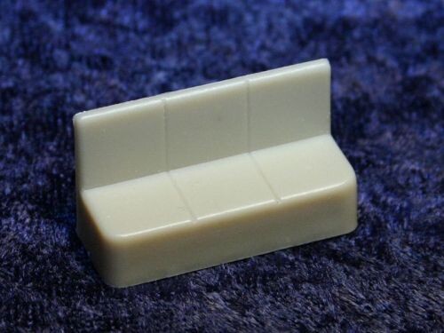 SEATS: PULLMAN DRAWING ROOM SOFA (pair); Palace Car  Co #5039; unpainted plastic injections; CLOSE OUT; (have 7);  Usable for any other purpose.