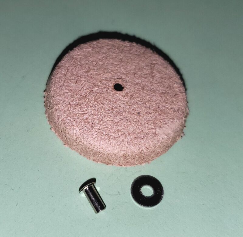 CHUGGER LEATHER KIT for Plunger;  pre-formed to proper size and shape, with mounting hardware & instructions.