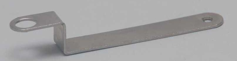 DRAWBAR: for 429 0-6-0 switcher; 2-3/4" long w/ 90-degree bend
