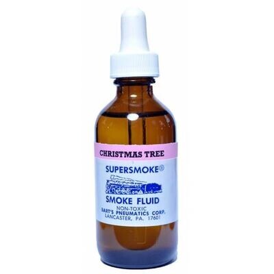 SMOKE-FLUID: Supersmoke Christmas Balsam odor; 2 oz. Bottle w/ eyedropper