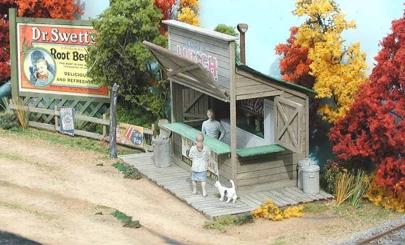 BAR MILLS MODELS: "SWANSON'S LUNCH STAND" S-scale kit