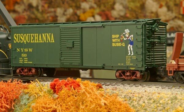 BOXCAR: NYSW "Susie-Q" car #510; SHS #1150; New; Boxed.