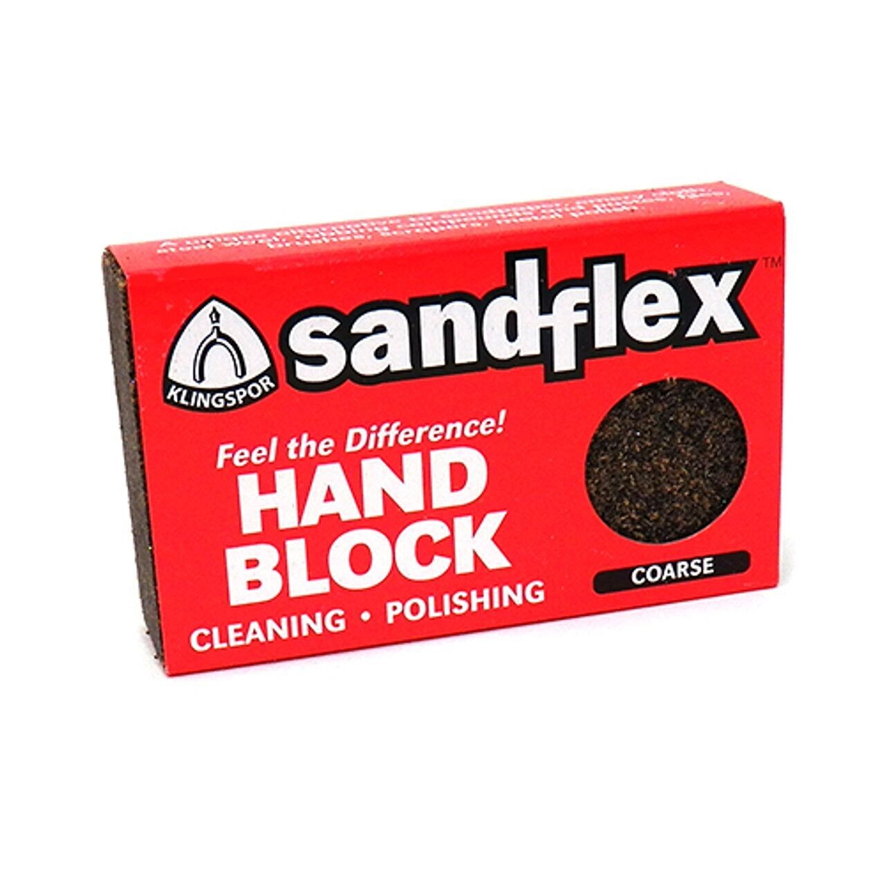 SANDFLEX ABRASER BLOCK: COARSE; 60 grit