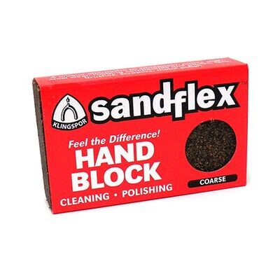 SANDFLEX ABRASER BLOCK: COARSE; 60 grit