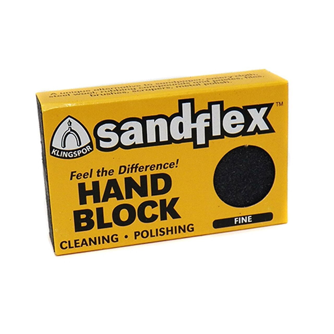 SANDFLEX "ABRASER" RUST REMOVER ; FINE wet/dry abrasive pad removes rust from rails and other surfaces, and polishes; 240 grit.