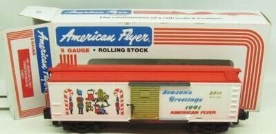 A.F. 1991 CHRISTMAS BOXCAR, 48311; boxed; (have 4)
