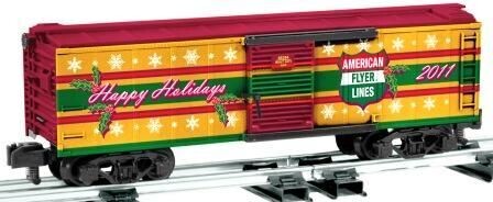 A.F. 2011 CHRISTMAS BOXCAR, 48394, boxed; (have  4)