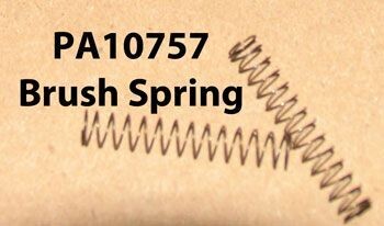 BRUSH-SPRINGS, (coil) for Later steamers with shoulder brushes, per pair