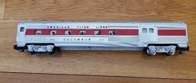 24773 PASSENGER CAR: COMBINE, RED-STRIPE; "COLUMBUS"; KC; EX+ to LN.