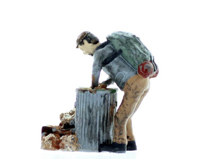 HOBO, TRASH-PICKER, painted; MTS-FS546P; (6 left)