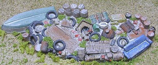 PCM  DUMP KIT; (Pine Canyon Models); (resin kit); Each kit includes 4 castings; Photo is of one casting; (have 2)