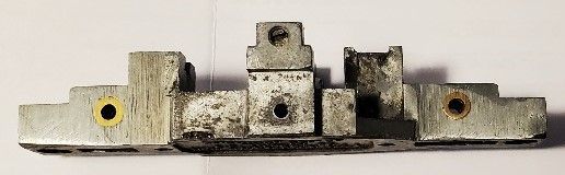 HANDCAR CHASSIS PA12C197; rebushed; (no wheels/axles/gear/etc.)